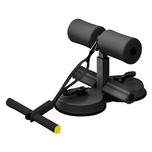 Abs Master Assistant Device with 2 Strong Suction Cups Adjustable Foot Holder Portable Sit-Up Aids Sit up Exercise Bar