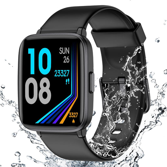 Fitness Tracker Watch with Heart Rate Monitor Waterproof Smart Watch for Women Men Fitness Watch for Sports