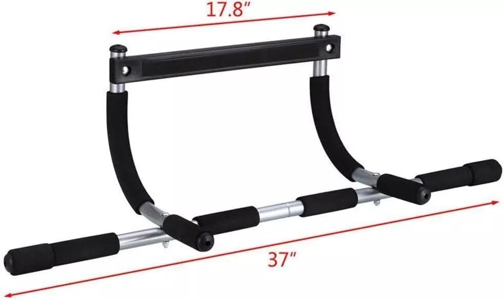 Upgrade Pull up Bar for Doorway - Max Capacity 330 Lbs, Portable Upper Body Workout Bar for Strength Training