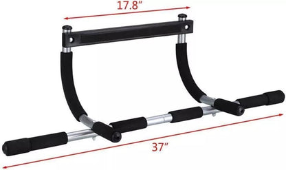 Upgrade Pull up Bar for Doorway - Max Capacity 330 Lbs, Portable Upper Body Workout Bar for Strength Training
