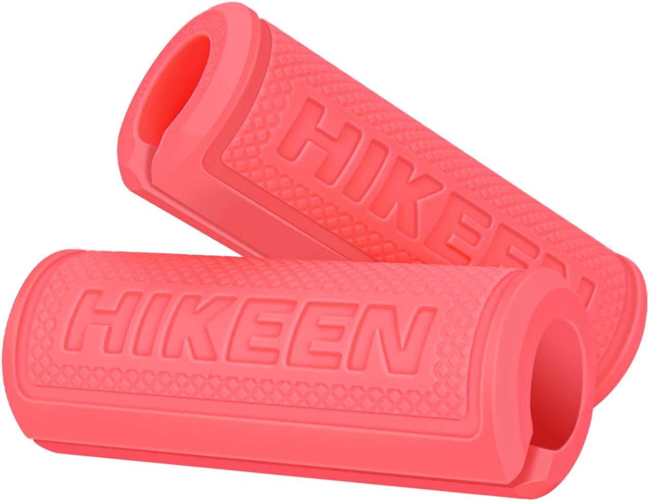 Thick Bar Dumbbell Grips,Non Slip Hard Rubber Barbell Grips,Grips for Weight Lifting, Muscle Building-1.77", 2", 2.25" & 2.75" Outer Diameter