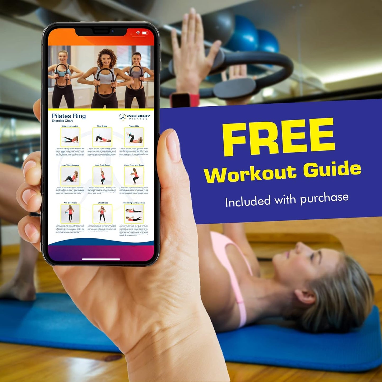Transform Your Workout with the 14-Inch Fitness Circle – Perfect for Toning Thighs, Arms, and Core