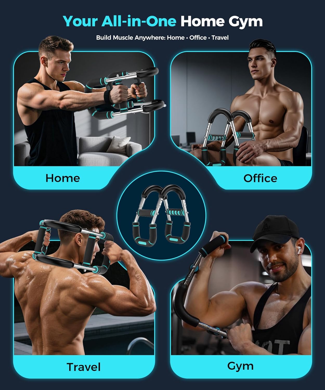 Revolutionize Your Workout with the Twister Arm Trainer - Adjustable Resistance Levels for Ultimate Chest & Arm Strength Training, Perfect for Home or On-the-Go Fitness!