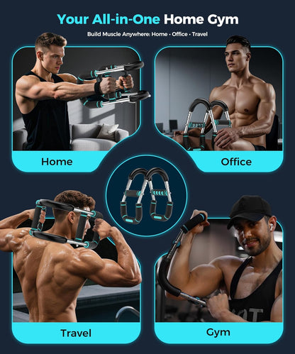 Revolutionize Your Workout with the Twister Arm Trainer - Adjustable Resistance Levels for Ultimate Chest & Arm Strength Training, Perfect for Home or On-the-Go Fitness!