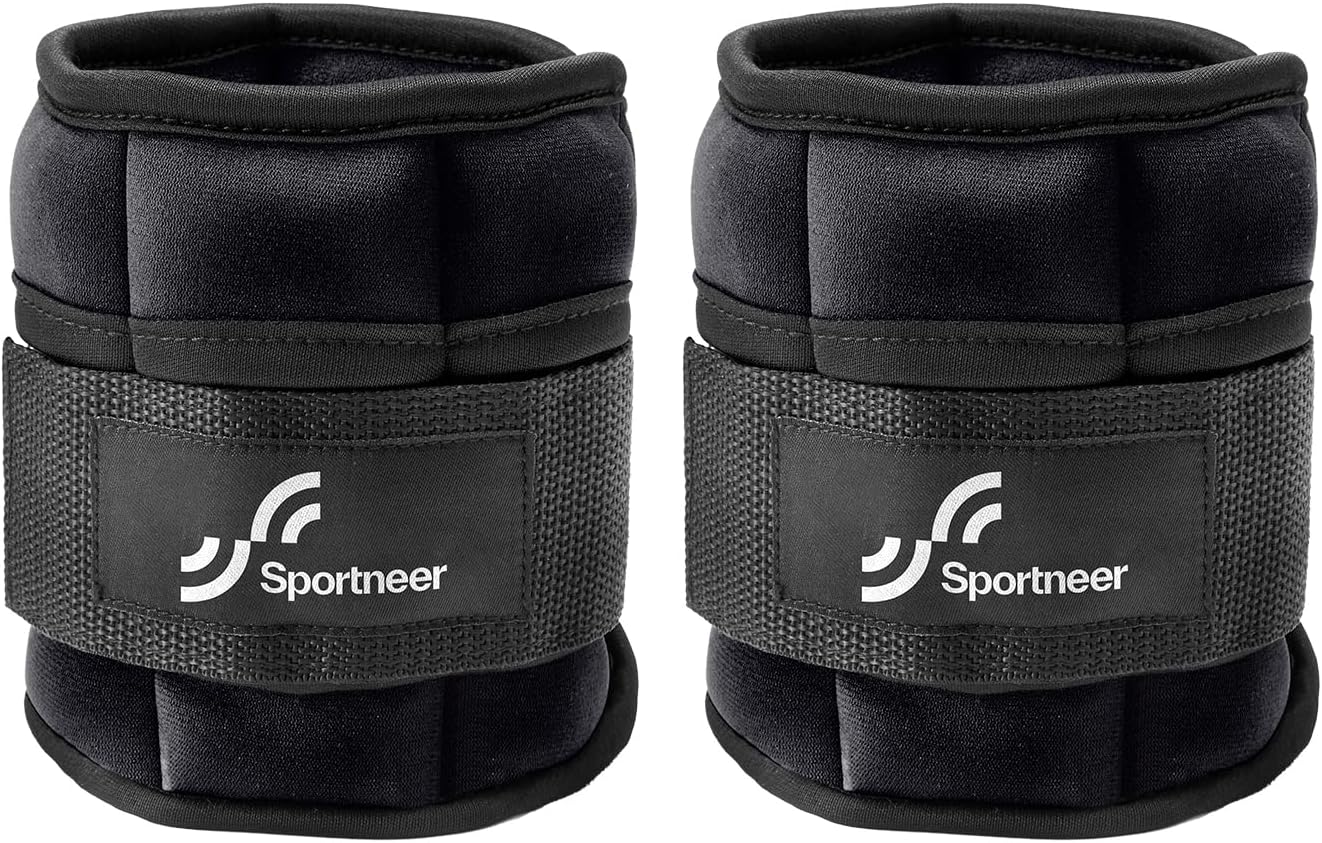Adjustable Ankle Weights 1 Pair 2 4 6 8 10 Lbs. Leg Weight Straps for Women Men