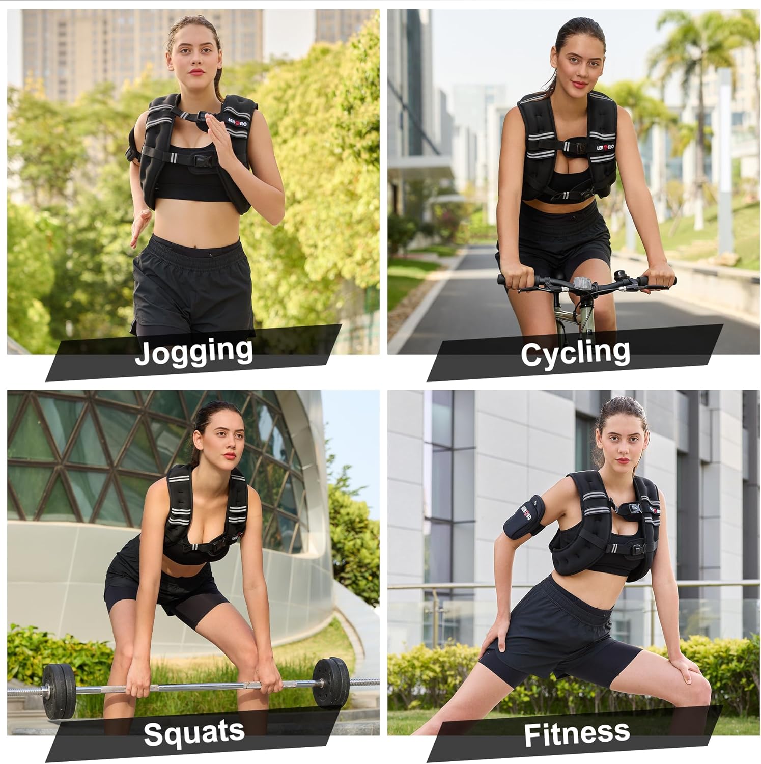 Weighted Vest, 6Lbs/8Lbs/12Lbs/16Lbs/20Lbs/25Lbs/30Lbs Weights Vest for Women Men